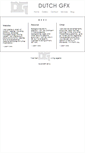 Mobile Screenshot of dutchgfx.com